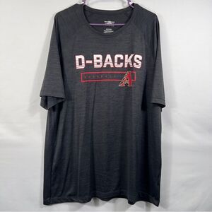 D-Backs Baseball Genuine Merchandise Grey T Shirt 0703